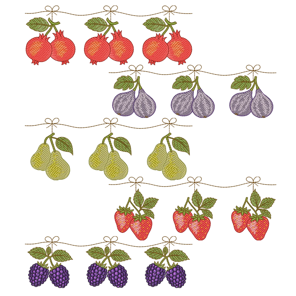 Foto principal da Coleção Pacote de Matrizes Frutas Silvestres - 5 Matrizes - Combo Exclusivo